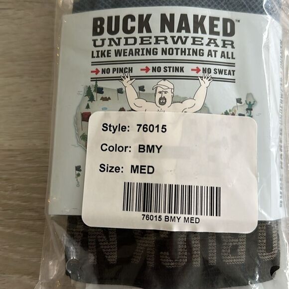 Duluth Trading Co Go Buck Naked Performance Boxer Briefs Blue M NWT IN PKG - Picture 6 of 7